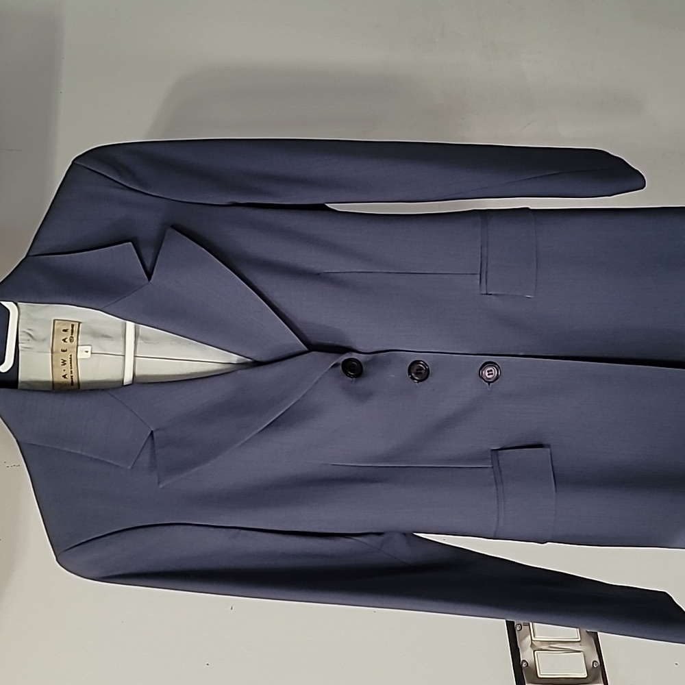 Awear Tailored Blue Jacket Ladies Size 4